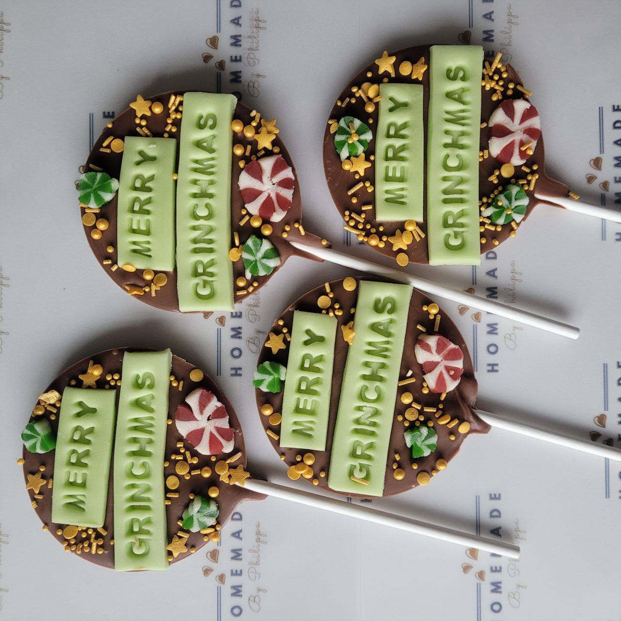 Grinch Lollies